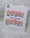 Pink Floral Gem Press-On Nail Set