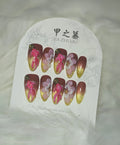 Jia Zhimu Floral Flame Press-On Nail Set