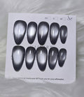 Black Cat Eye Press-On Nail Set
