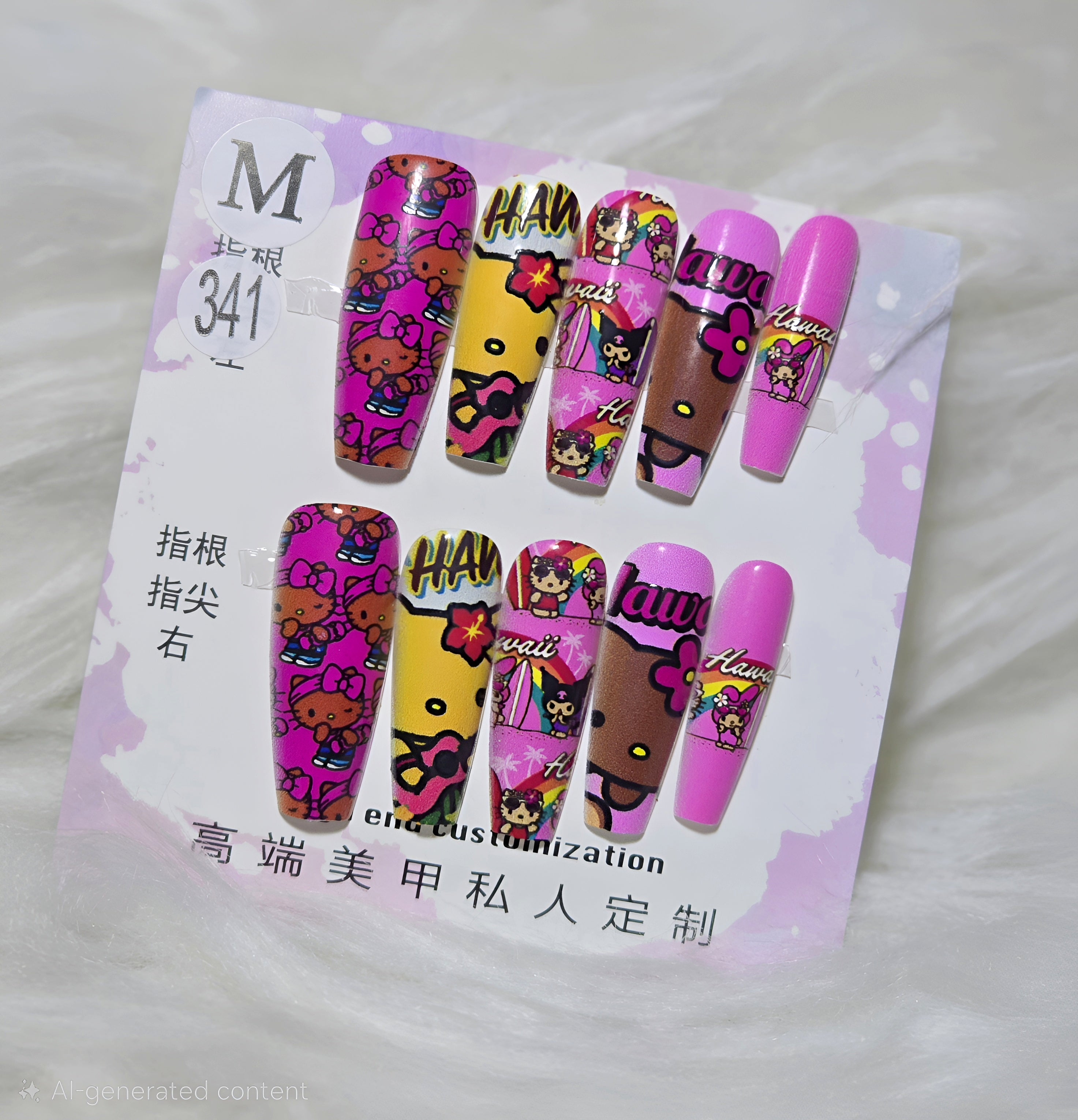 Kawaii Hawaii Nails