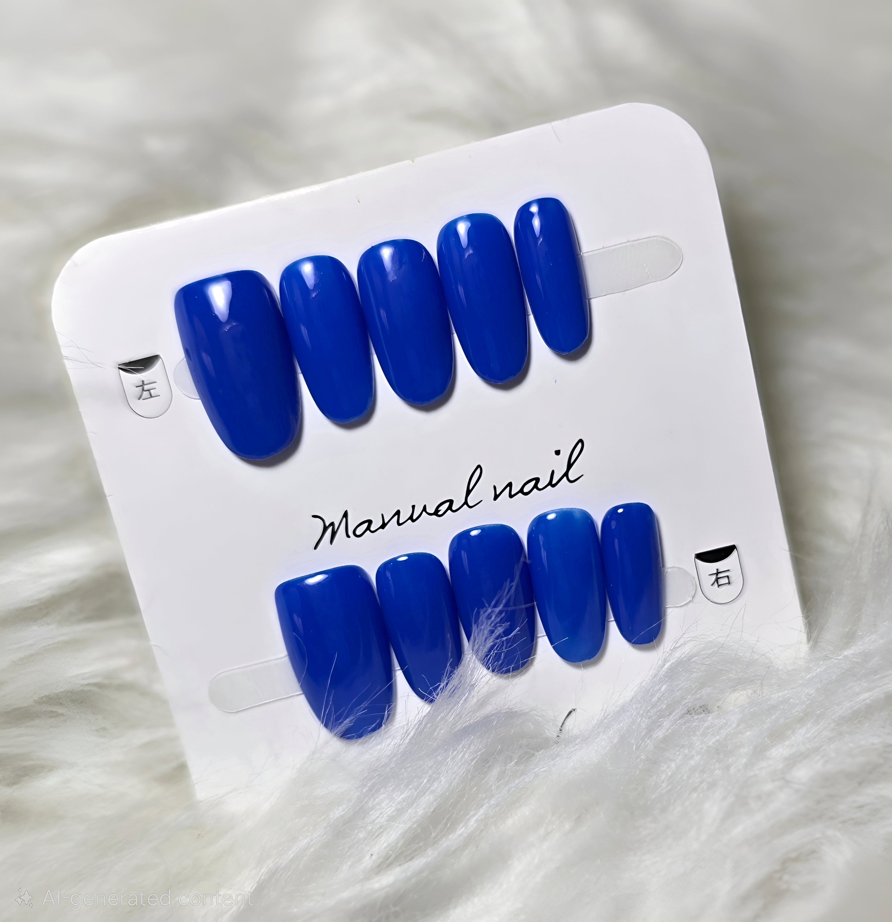 Royal Blue Nail Set - Electric Confidence
