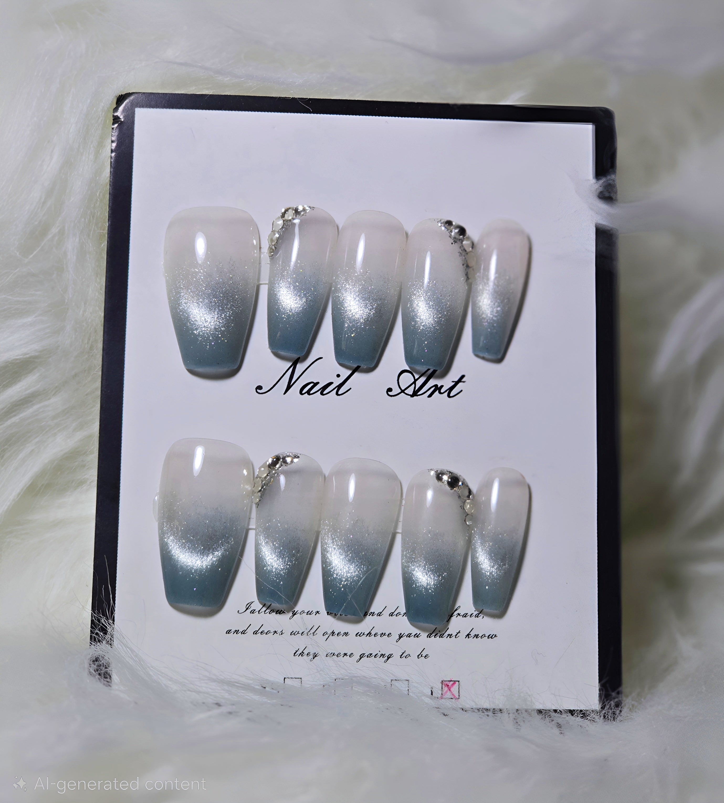 Ocean Mist Press-On Nail Set