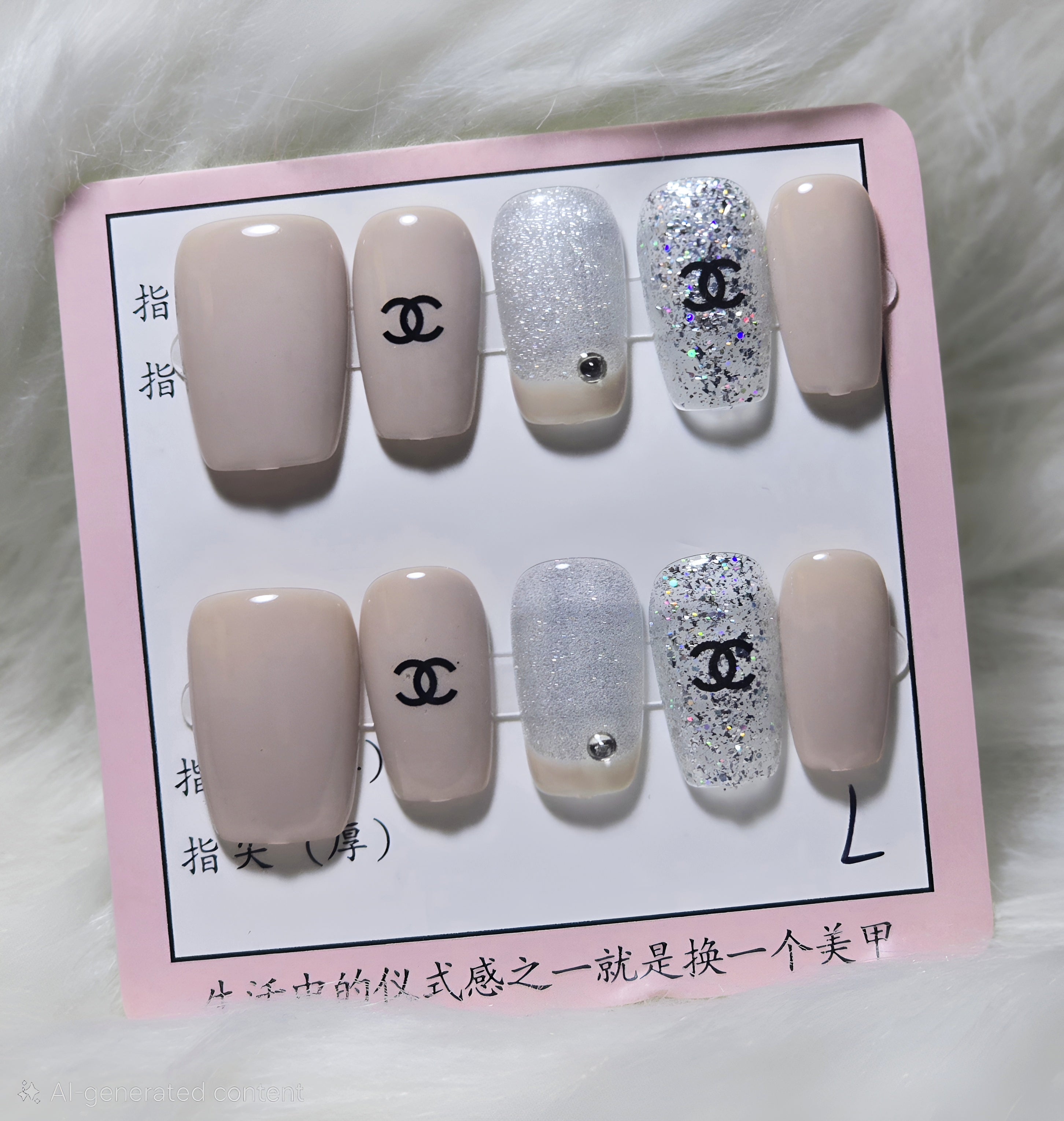 Chanel Glam Press-On Nail Set