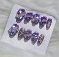 Purple Gem Royalty Nails