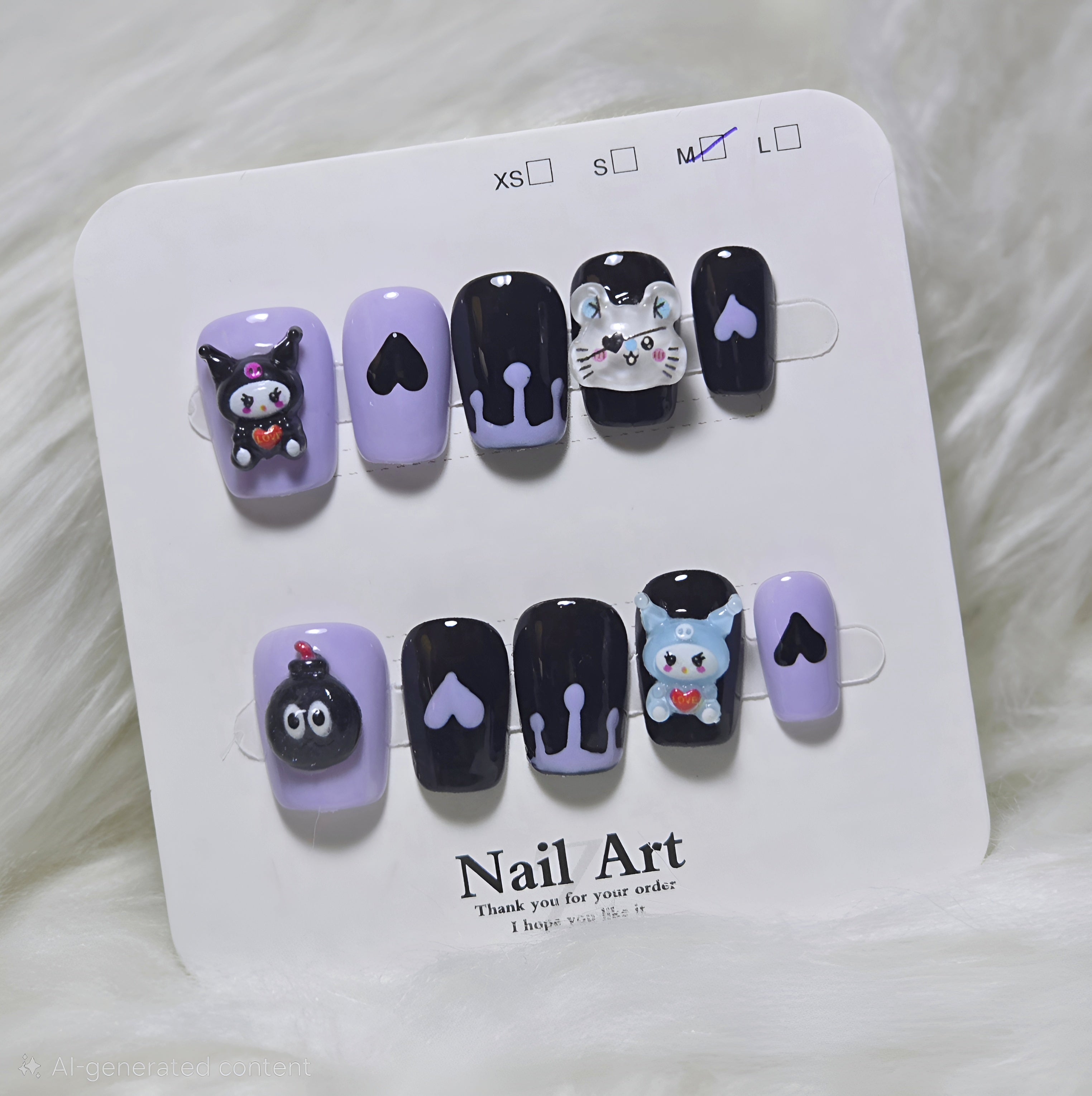 Kawaii Cat Nails