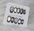 Silver Magnolia Nails