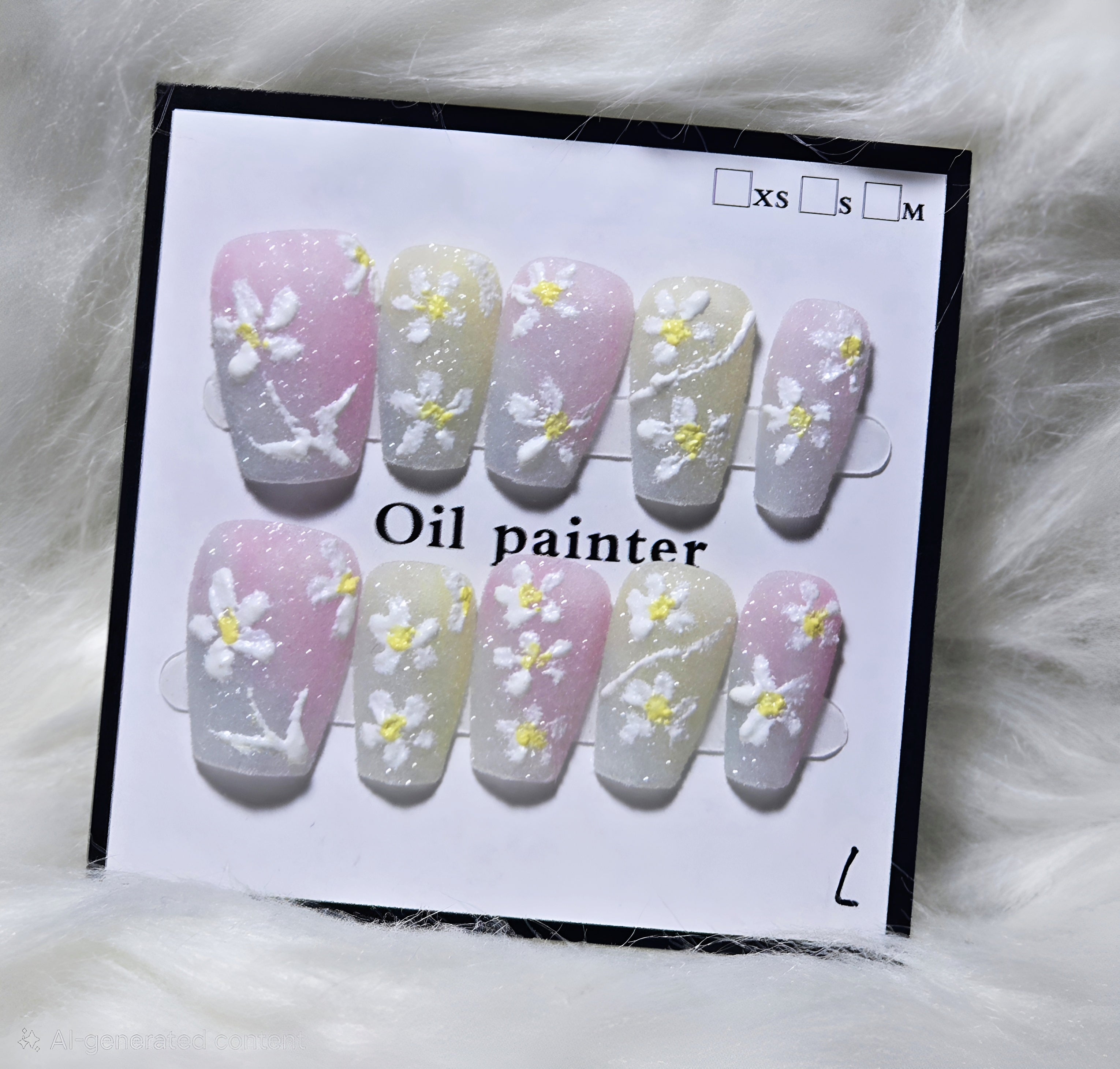 Pastel Daisy Dream Press-On Nail Set