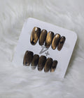 Bronze Gold Nail Set - Dark Luxe