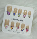 Nude Abstract Art Press-On Nail Set