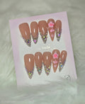 Crystal Blossom Press-On Nail Set