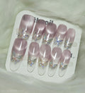 Butterfly Crystal Press-On Nail Set