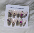 Jeweled Elegance Press-On Nail Set