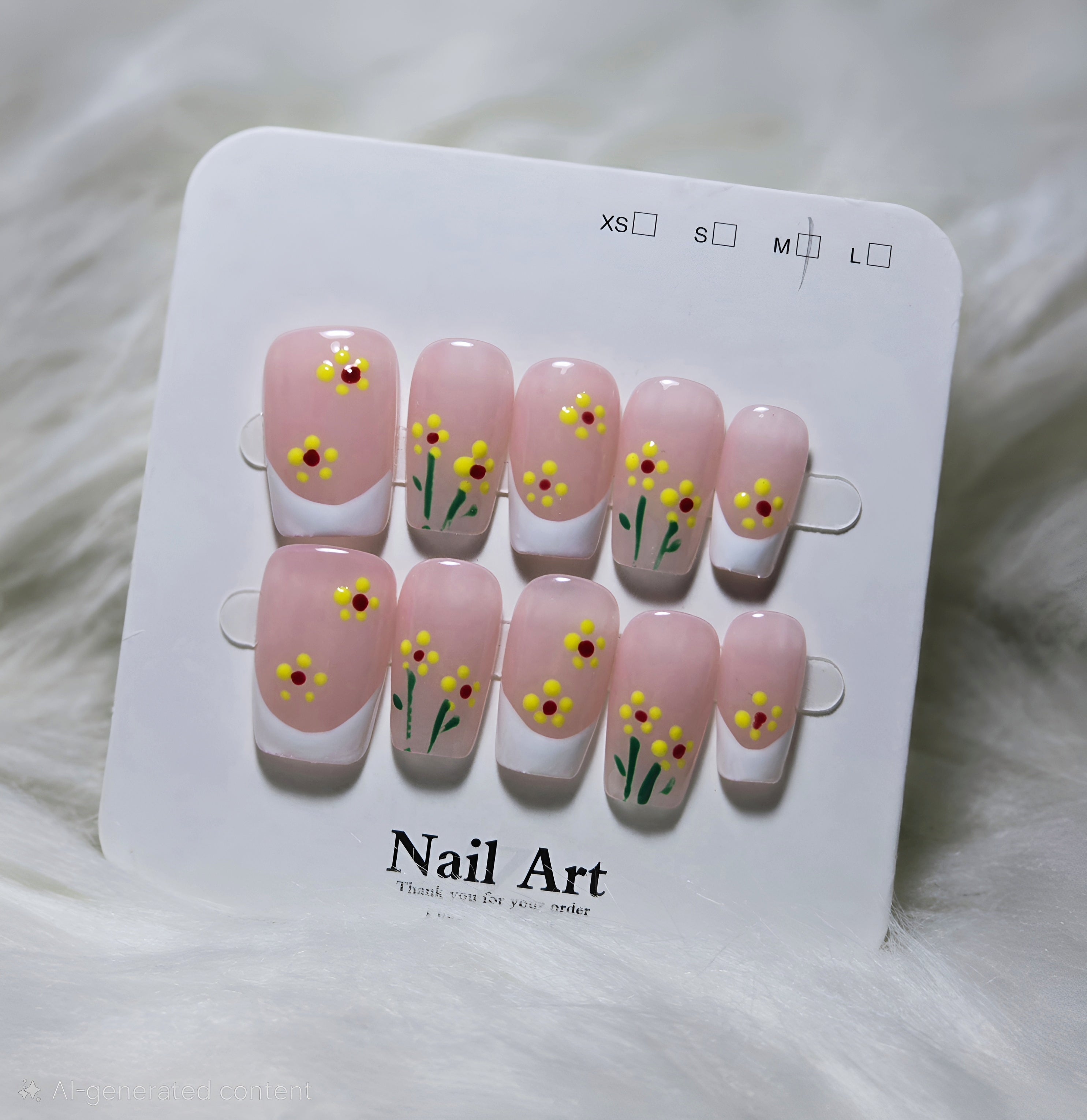 Sunflower Nail Art