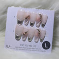 Pink Glitter Gem Press-On Nail Set