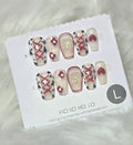 Cow Print Corset Press-On Nail Set