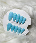 Aqua Sparkle Nail Set - Ocean Goddess
