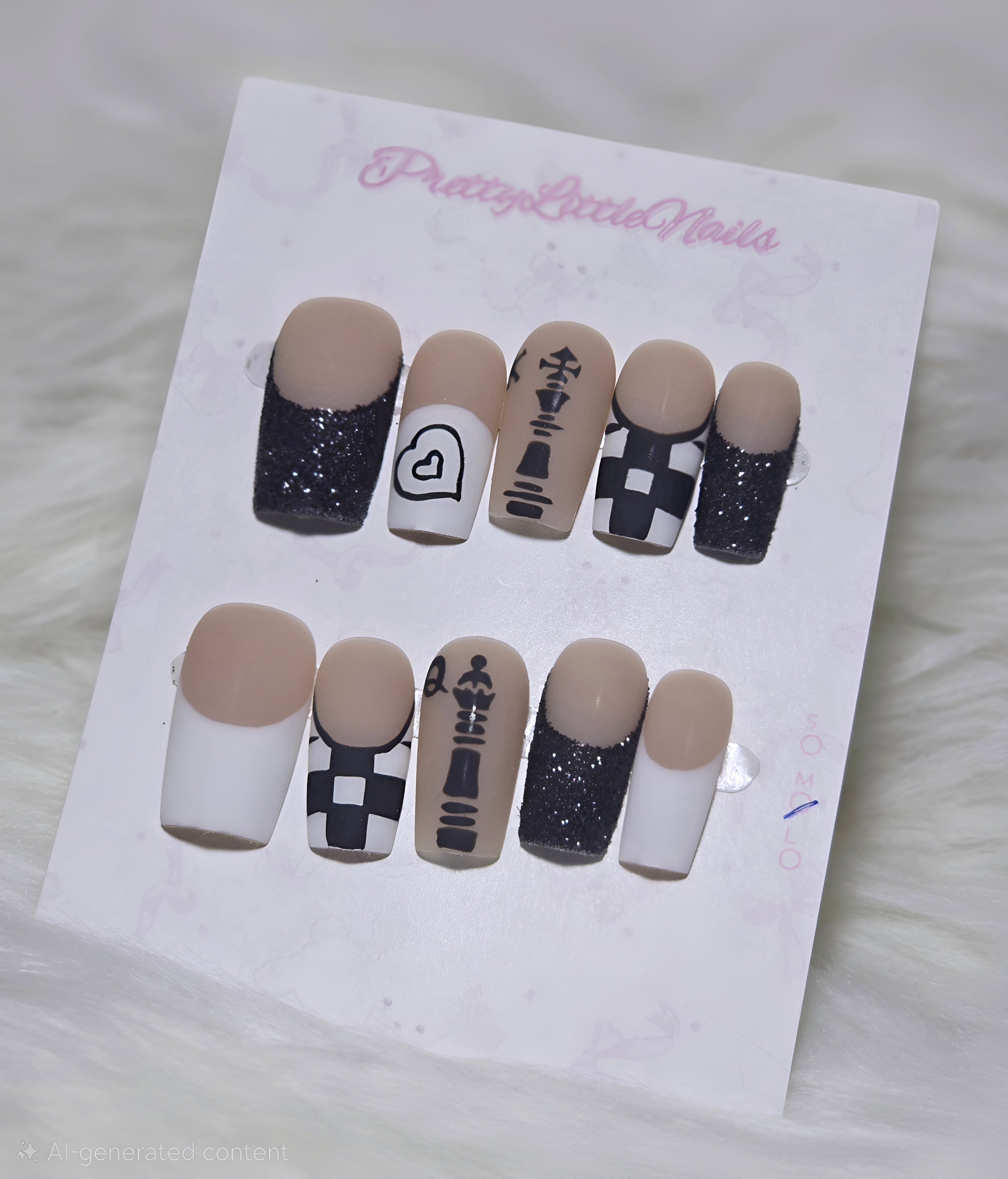 Monochrome Art Nails