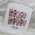 Sweetheart Shimmer Nails