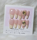 Pink Ombre Gem Press-On Nail Set