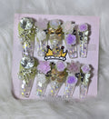 Clear Jelly 3D Flower Butterfly Crystal Nail Set - Garden Dream