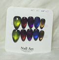 Cat Eye Galaxy Press-On Nail Set